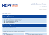 MS-Resumes - NGPF 8.2 (Prepare for Success Unit)