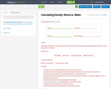 Calculating Density: Wood vs. Water