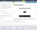HTML Review Assignments