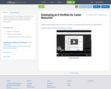 Developing an E-Portfolio for Career Resources