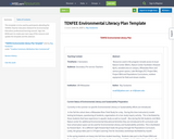 TENFEE Environmental Literacy Plan Template