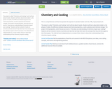 Chemistry and Cooking