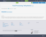 Food Processing- Dehydration