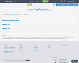 Math Tracking Tool