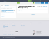 Community School Research and Policies (Overview)