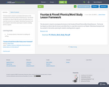 Fountas & Pinnell Phonics/Word Study Lesson Framework