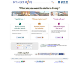 "My Next Move" Interactive Career Research Tool