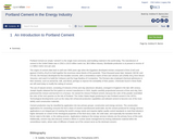 Portland Cement in the Energy Industry
