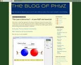 TechLab:  The Laws of Attraction:  details on the gravitational attraction between two bodies