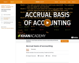 Finance & Economics: Accrual Basis of Accounting