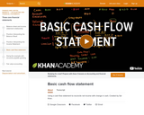 Finance & Economics: Basic Cash Flow Statement