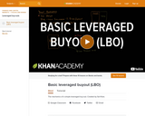 Finance & Economics: Basic Leveraged Buyout (LBO)