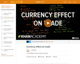 Finance & Economics: Currency Effect on Trade