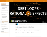 Finance & Economics: Debt Loops Rationale and Effects