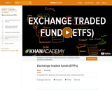 Finance & Economics: Exchange Traded Funds (ETFs)