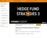 Finance & Economics: Hedge Fund Strategies - Merger Arbitrage 1