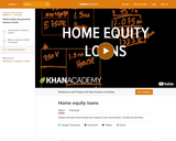 Finance & Economics: Home Equity Loans