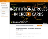 Finance & Economics: Institutional Roles in Issuing and Processing Credit Cards