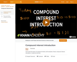 Finance & Economics: Introduction to Compound Interest
