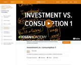 Finance & Economics: Investment vs. Consumption 1