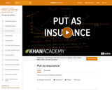 Finance & Economics: Put as Insurance