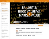 Financial Bailout 3: Book Value Vs. Market Value