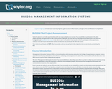 Management Information Systems (Business 206)