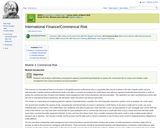 Module 3: Commercial Risk