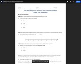 Illustrative Math Unit 8: Check Your Readiness Assessment(Standards Based Grading 8th)