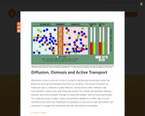 Diffusion, Osmosis and Active Transport