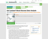 Got Lactase? Blood Glucose Data Analysis