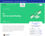 Intro to Lateral Reading