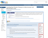 Investigating Climate Change at a Macroscopic and Microscopic Level