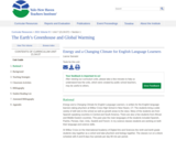 Energy and a Changing Climate for English Language Learners
