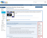 Earth Now Monthly Climate Digest