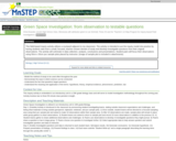 Green Space Investigation: From Observation to Testable Questions