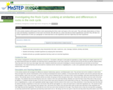Investigating the Rock Cycle: Looking at Similarities and Differences in Rocks in the Rock Cycle