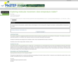 Exploring Molecular Movement: Does Temperature Matter?
