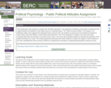 Political Psychology - Public Political Attitudes Assignment