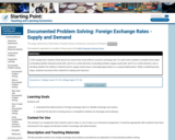 Documented Problem Solving: Foreign Exchange Rates - Supply and Demand