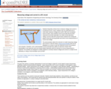 Measuring voltage and current in a DC circuit