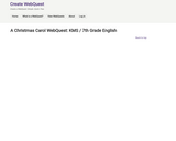 A Christmas Carol WebQuest: KMS / 7th Grade English