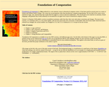 Foundations of Computation