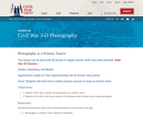 Civil War 3-D Photography as a Primary Source