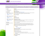 Using Protocols to Enhance Student Collaboration