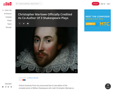 Christopher Marlowe Officially Credited As Co-Author Of 3 Shakespeare Plays