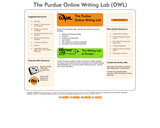 The Purdue Online Writing Lab (OWL)