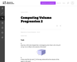 Computing Volume Progression 2