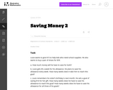 2.OA, NBT Saving Money 2