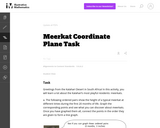5.G Meerkat Coordinate Plane Task